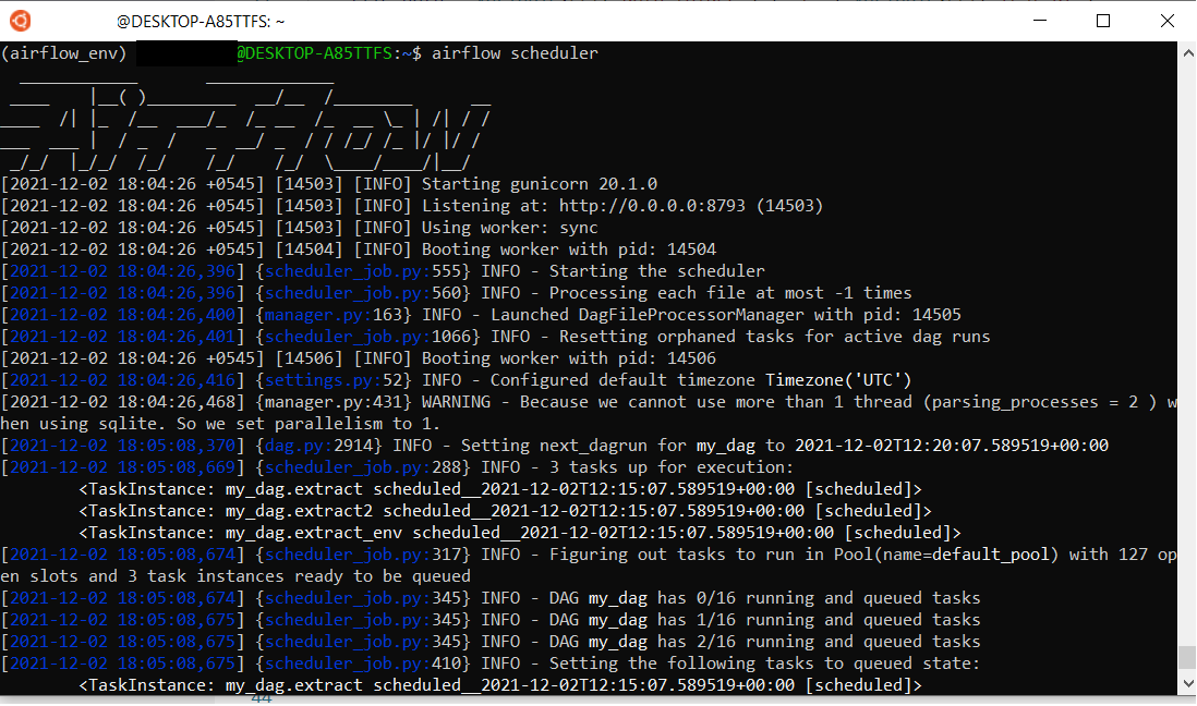 Running Airflow in Windows with WSL - Quassarian Viper